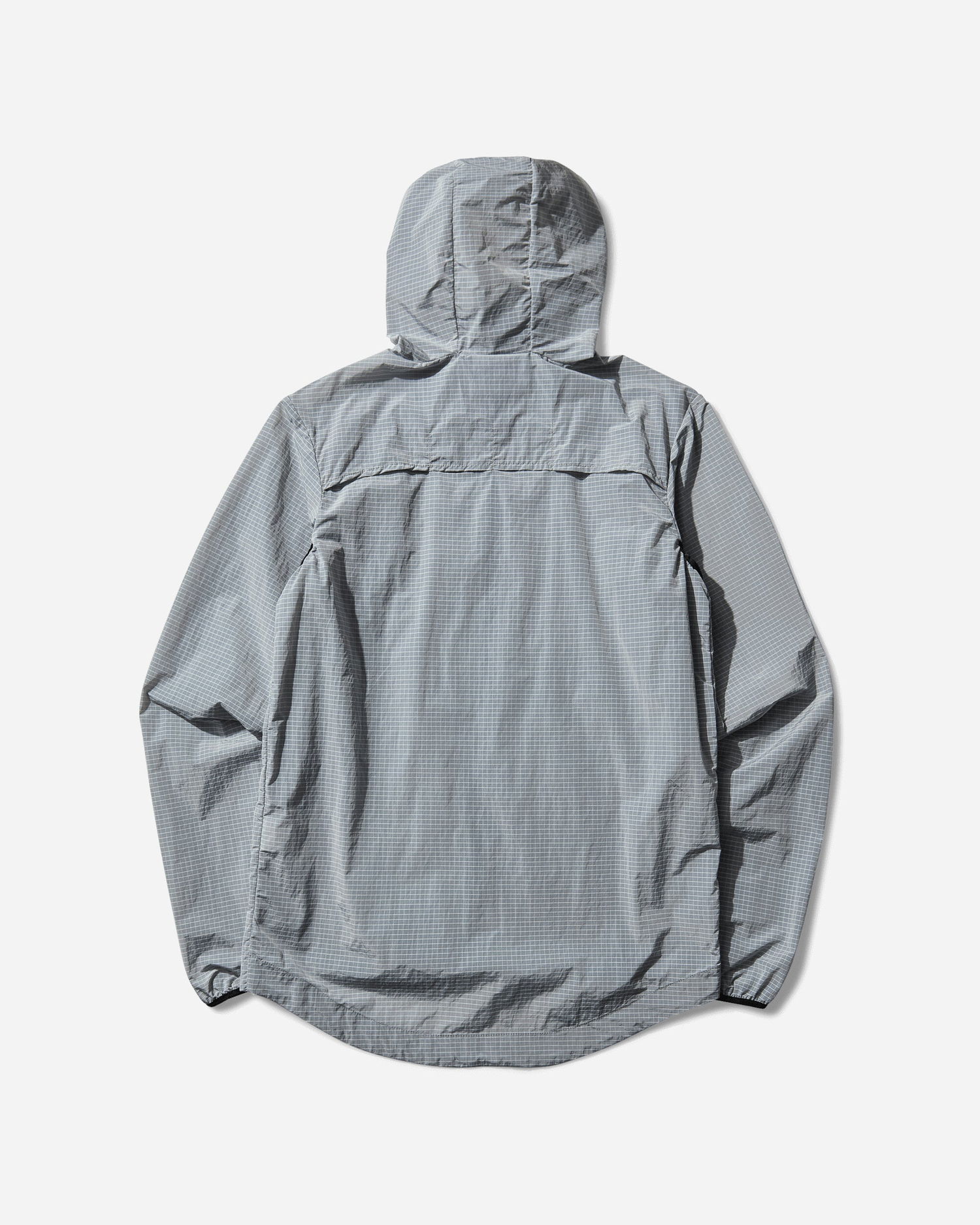Vetrovka Rayon Vert Mirage Grid Hooded Jacket Siva | S5RVJK01 GREY, 0