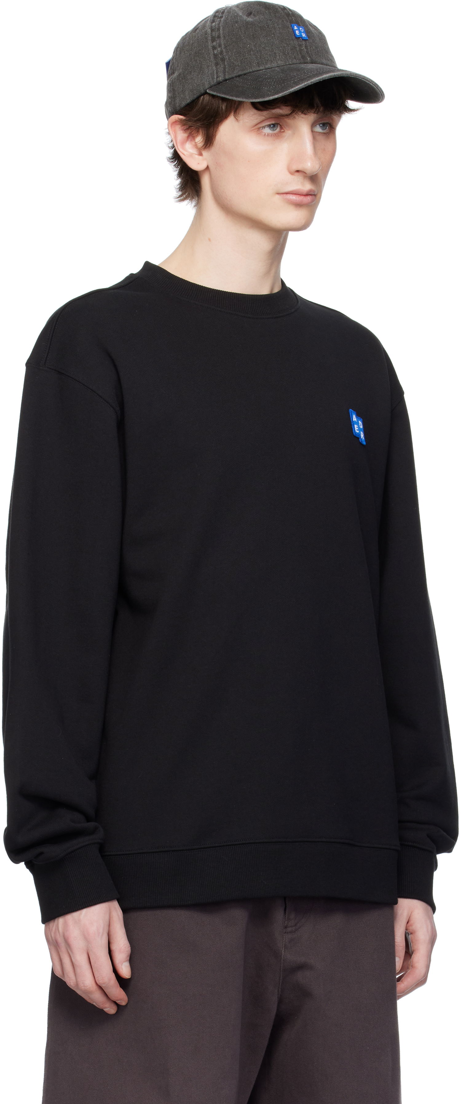 Pulover ADER ERROR ADER error Sig; TRS Tag 01 Sweatshirt Črna | BO42FYSW0101BK, 1