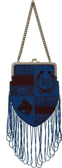 Bode Capri Beaded Fringe Bag