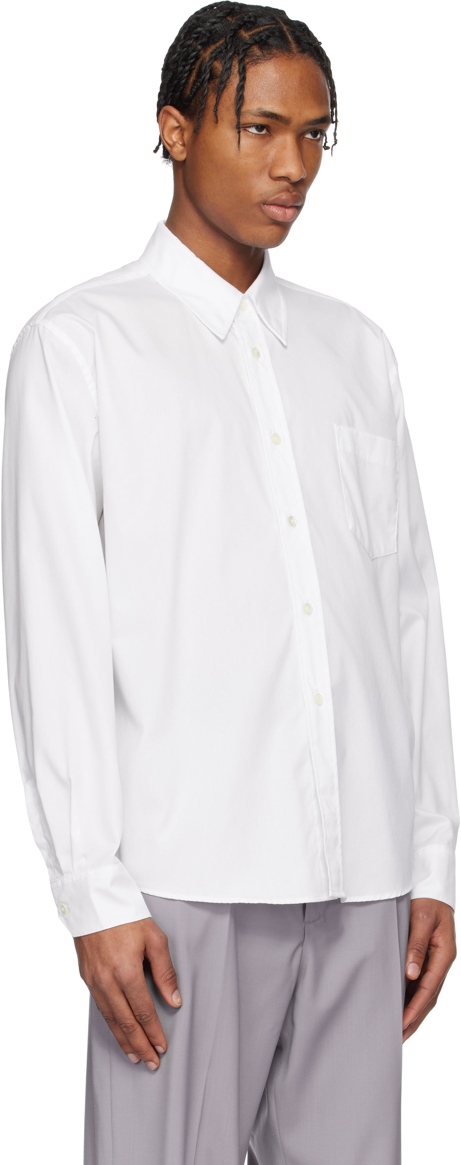 Srajce OUR LEGACY Our Legacy Beyond Button-Down Shirt Bela | M2252BW, 1