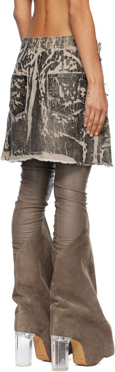 Krila Rick Owens Concordians Sisynap Studded Distressed Miniskirt Večbarvna | DS02E7329 DWF, 2