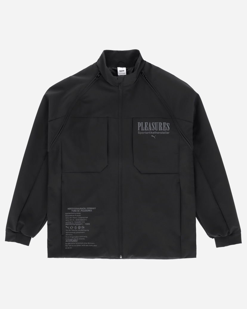 Jakna Puma x PLEASURES Zip-Off Jacket Siva | 620876-01