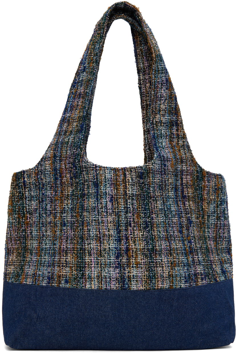 Tote bag Anna Sui Anna Sui Tweed & Denim Tote Večbarvna | 1024B90,