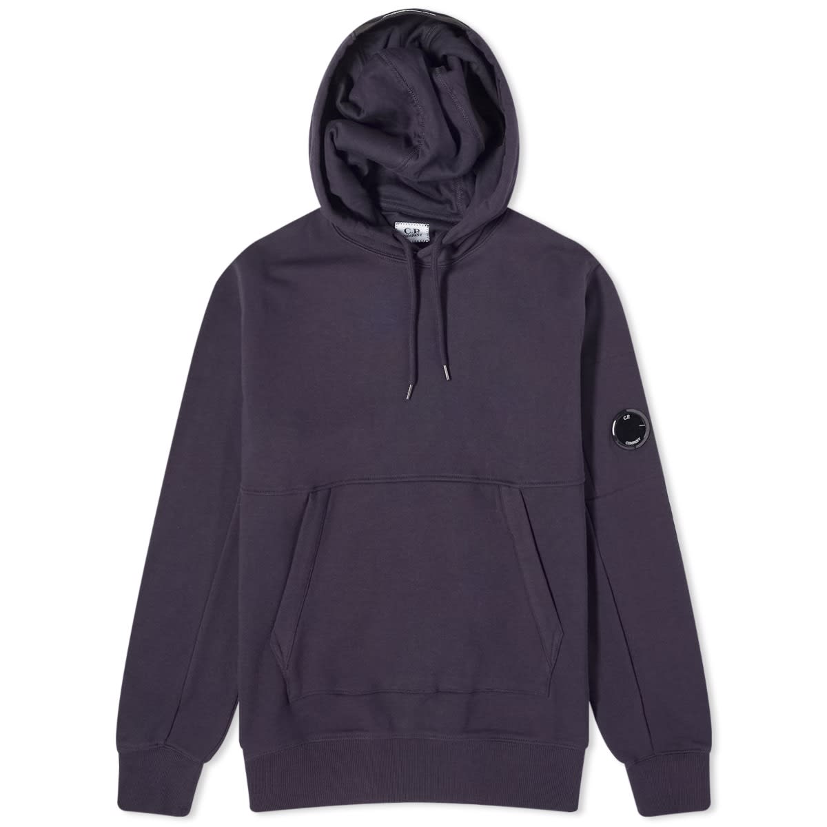Pulover C.P. Company Diagonal Raised Fleece Hoodie Mornarica | CMSS023A-005086W-888, 0