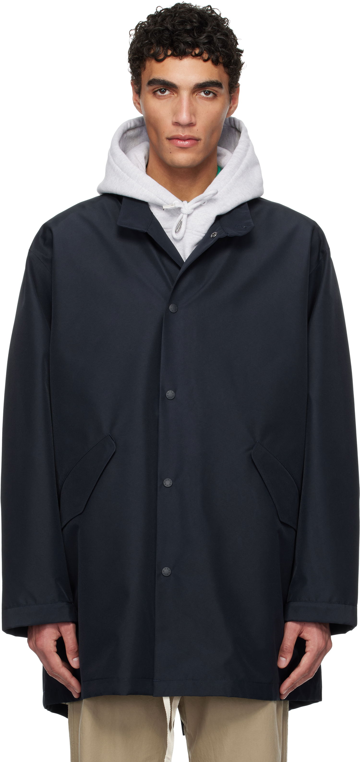 Dežni plašč NANAMICA nanamica GORE-TEX Shell Jacket Mornarica | S25SA040U, 0