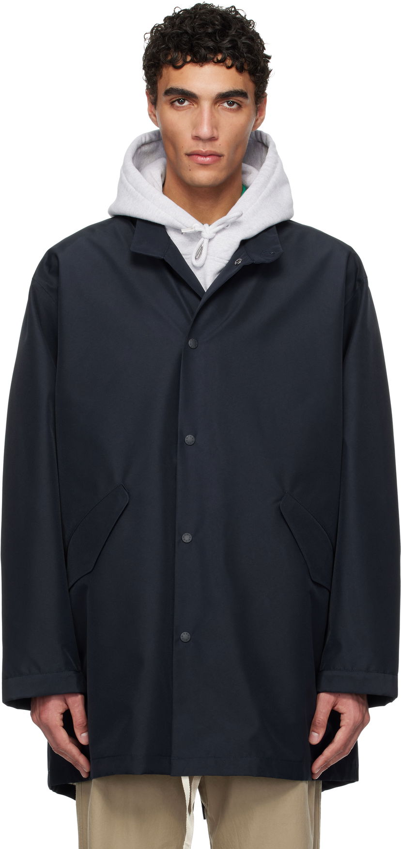 Dežni plašč NANAMICA nanamica GORE-TEX Shell Jacket Mornarica | S25SA040U
