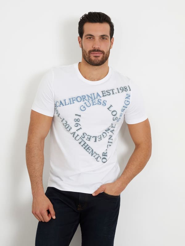 Majica GUESS Front Print T-Shirt Bela | M3BI13I3Z14, 0