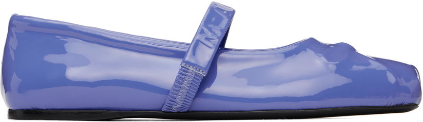 Superge in čevlji Marni Marni Little Bow Ballerina Flats Lila | MJMS007700 P0410