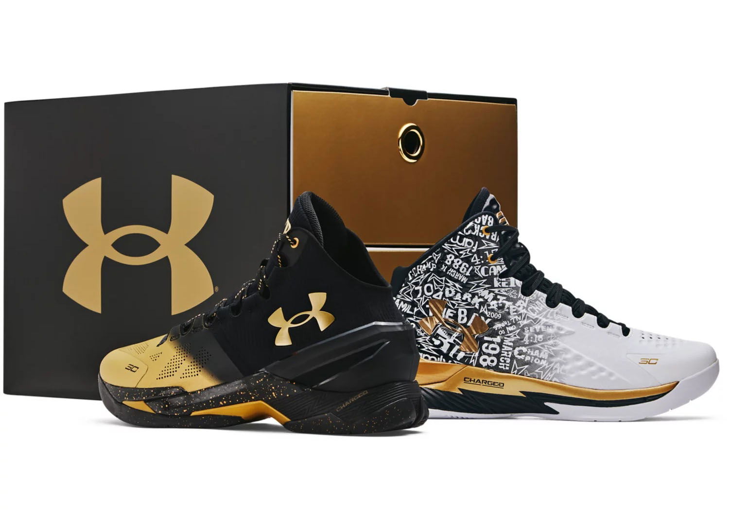 Superge in čevlji Under Armour Curry 1 & 2 Back 2 Back MVP Unanimous Pack (2023) (2 Pairs) Večbarvna | 3028431-001, 0