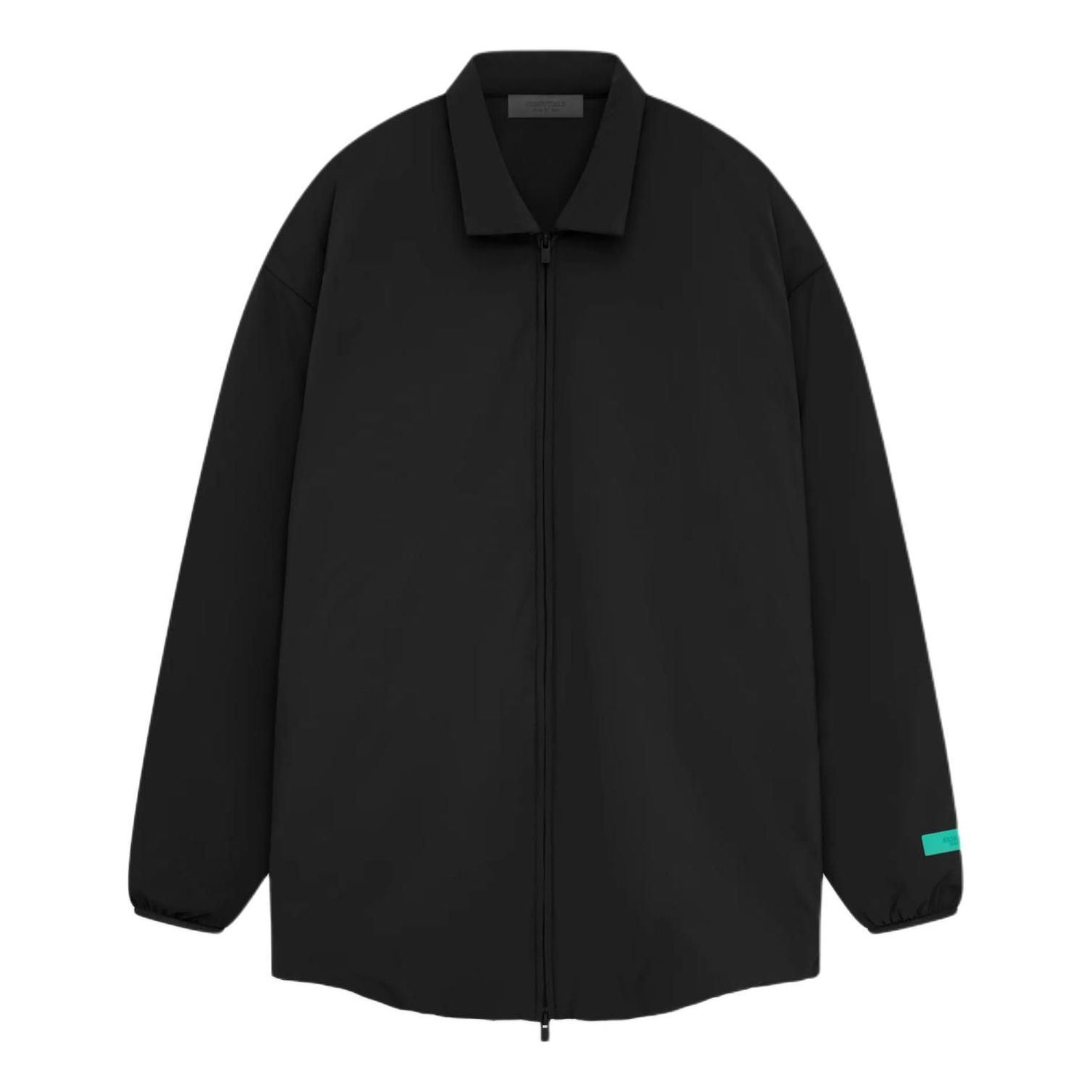Vetrovka Fear of God Essentials Filled Shirt Jacket Črna | 202SP244494F, 0