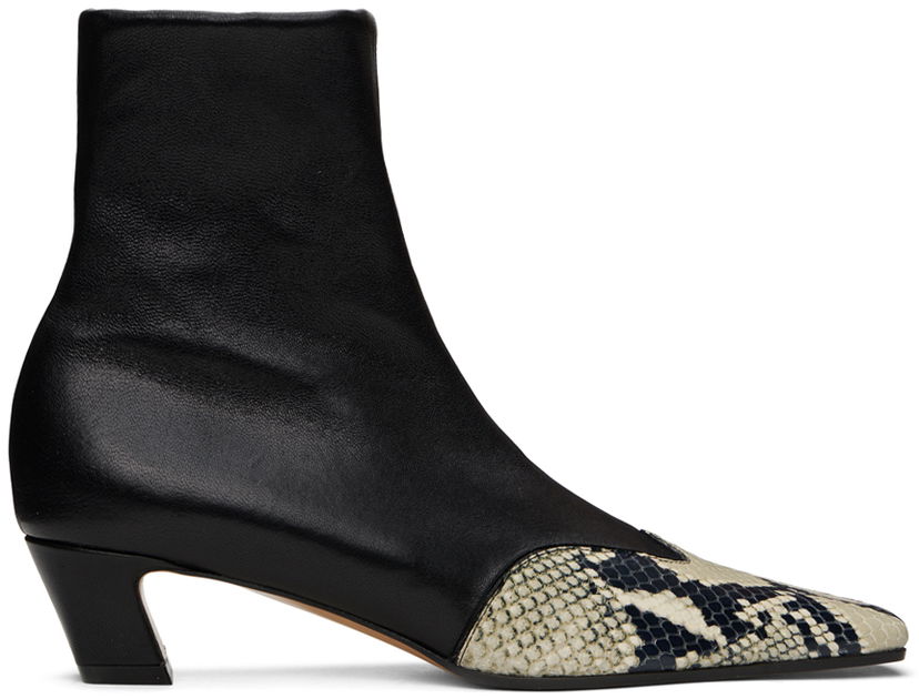 Superge in čevlji Khaite KHAITE 'The Nevada Stretch Low' Ankle Boots Črna | F1068-829
