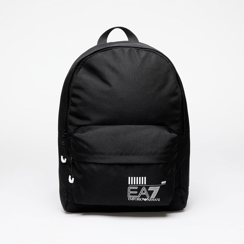 Nahrbtnik Emporio Armani Backpack EA7 Unisex Backpack Black/ White Logo, Universal Črna | 245081CC94002021