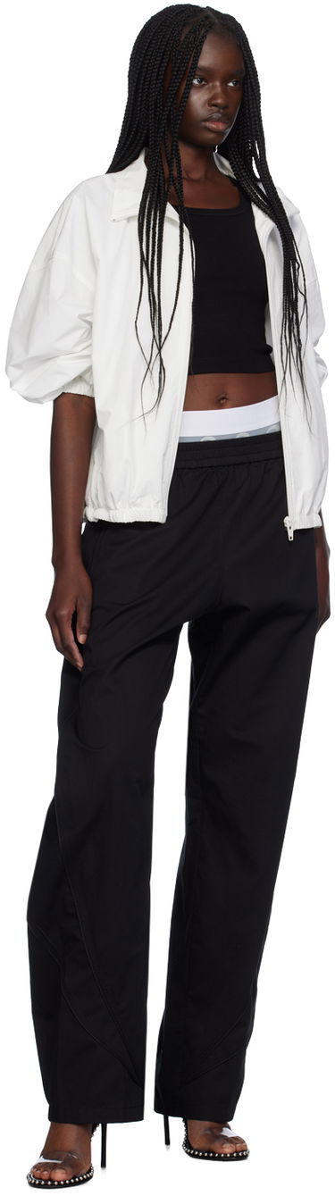 Hlače Alexander Wang Trousers Črna | 4WC3244378, 3
