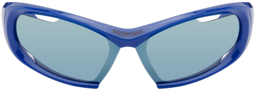 Sončna očala Balenciaga Dynamo Rectangle Sunglasses Mornarica | BB0318S-002