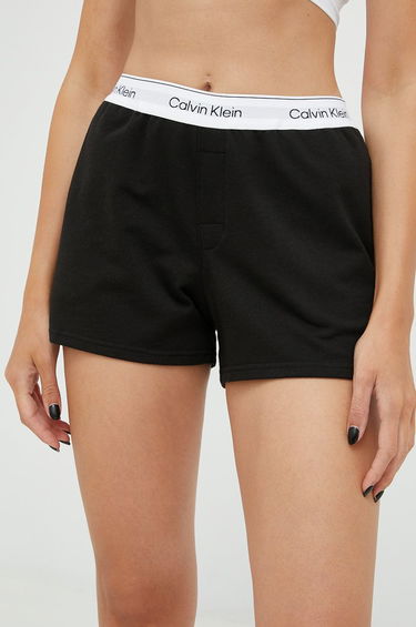 Pižame CALVIN KLEIN Pyjama Shorts Črna | 000QS6871E.9BYY, 0