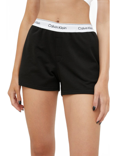 Pižame CALVIN KLEIN Pyjama Shorts Črna | 000QS6871E.9BYY