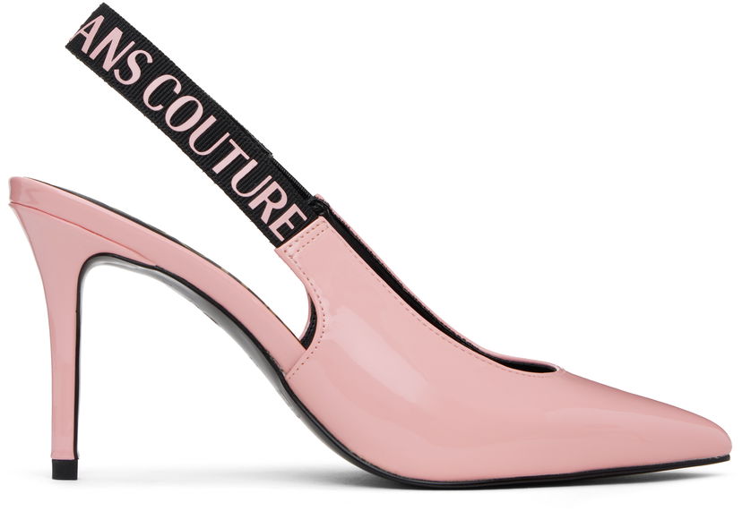 Superge in čevlji Versace Versace Jeans Couture Scarlett Slingback Mid Heels Roza | E78VA3S52_EZS190