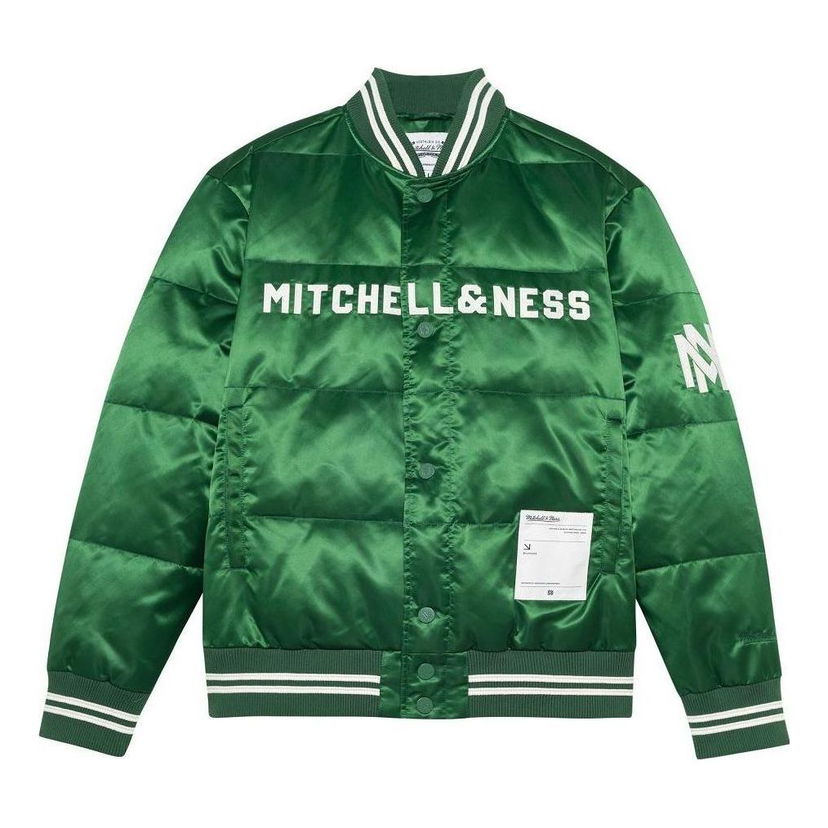 Bomber jakna Mitchell & Ness Mitchell & Ness Padded Bomber Jacket Zelena | MNSYAWTODJ025-GRN