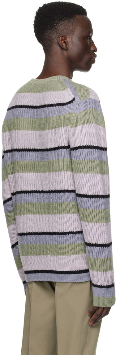 Pleteni pulover Paul Smith Paul Smith Striped Sweater Lila | M1R-613Y-M02279-36, 2