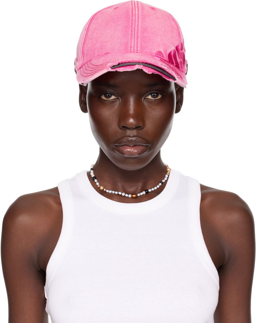 Kapa Martine Rose Martine Rose Exclusive Roll Back Cap Roza | 1168WP14115