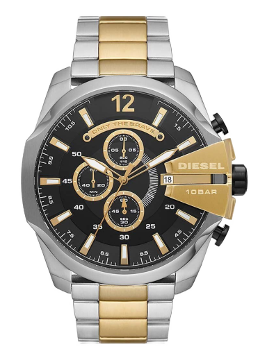 Ure Diesel Mega Chief Watch Kovinski | DZ4581