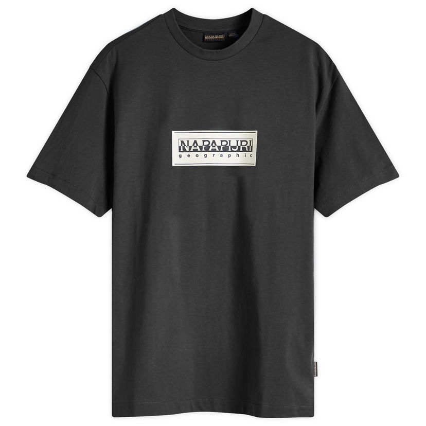 Majica Napapijri Box Logo T-Shirt Black Črna | NP0A4I3L0411