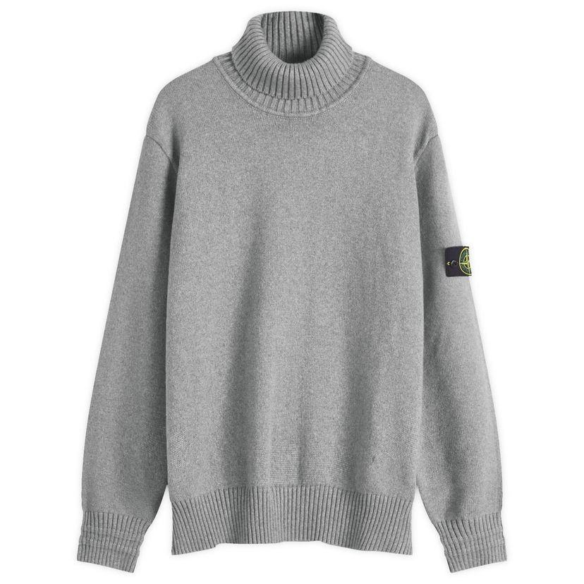 Pleteni pulover Stone Island Turtleneck Knit Sweater Siva | 8115505A2-V0M64