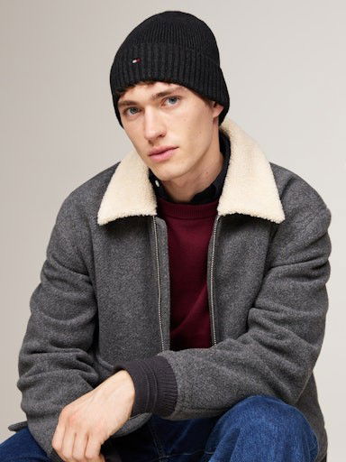 Beanie Tommy Hilfiger Beanie Črna | AM0AM12796PA7