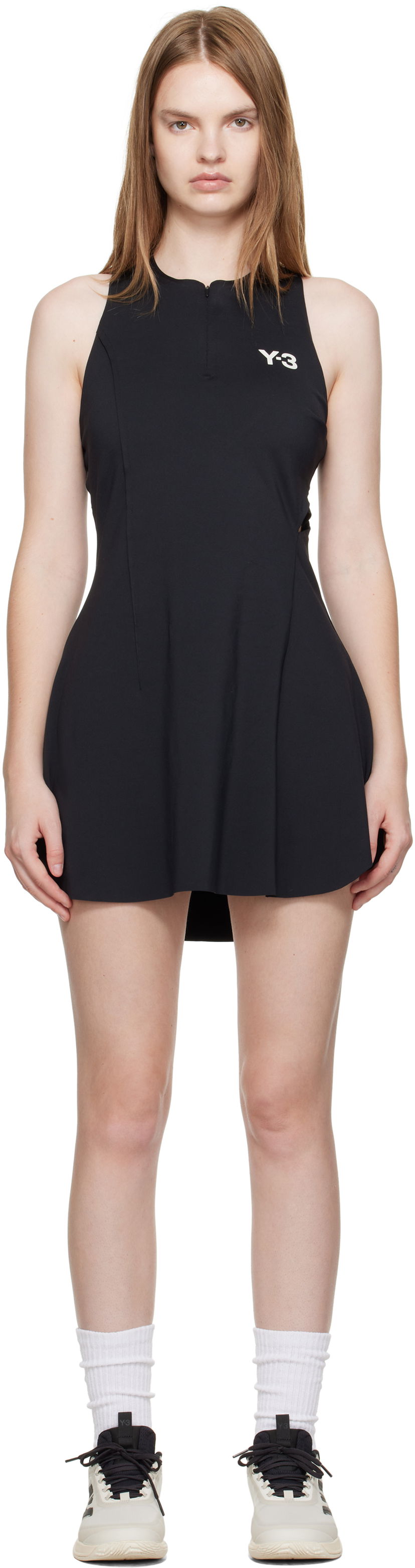 Obleke Y-3 US Open Tennis Pro Sport Dress Črna | JZ9304