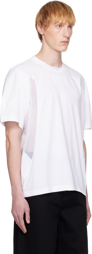 Majica Helmut Lang Helmut Lang Sport Mesh Panel T-Shirt Bela | P02HM512, 1