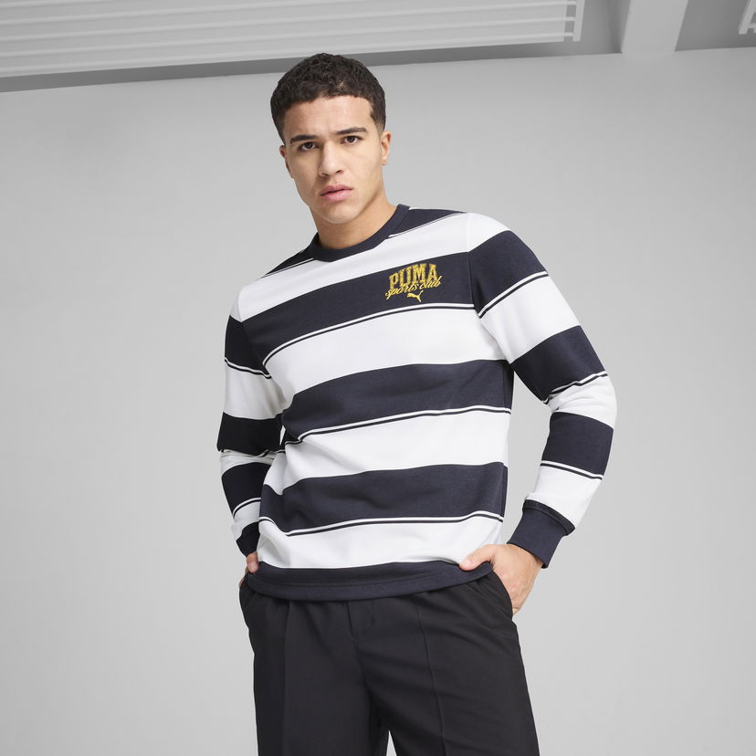 Majica Puma Class Striped Long Sleeve T-Shirt Večbarvna | 684647_16