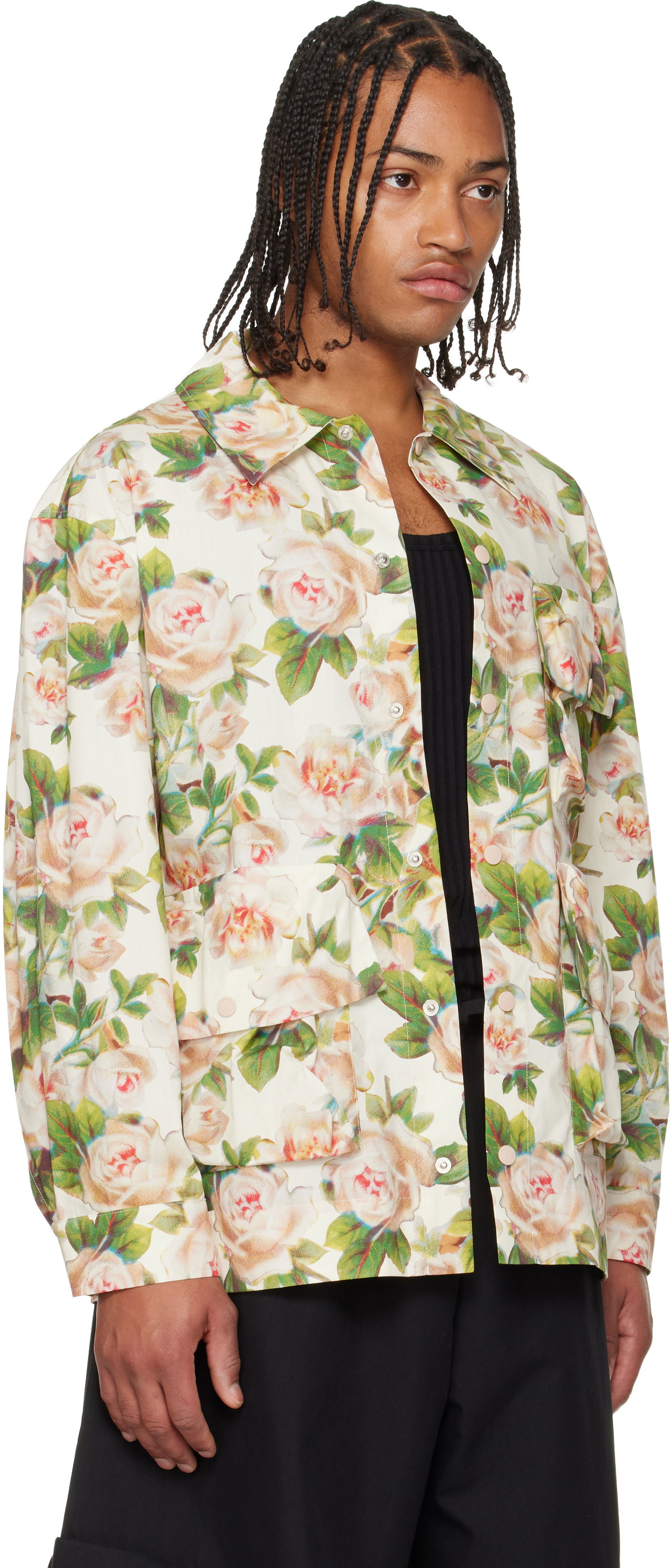 Srajce Simone Rocha Simone Rocha Multi Pocket Snap Shirt Večbarvna | 5381D 1268, 1