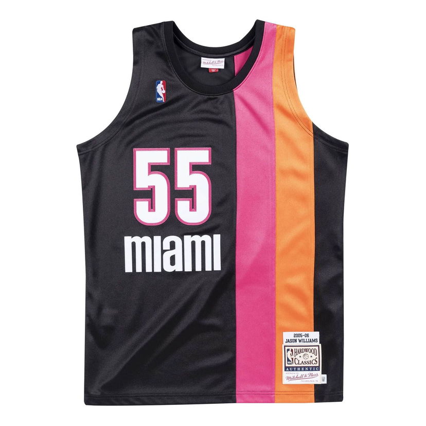 Dres Mitchell & Ness NBA Miami Heat Jason Williams Jersey Črna | AJY4EL18034-MHEBLCK05JWI
