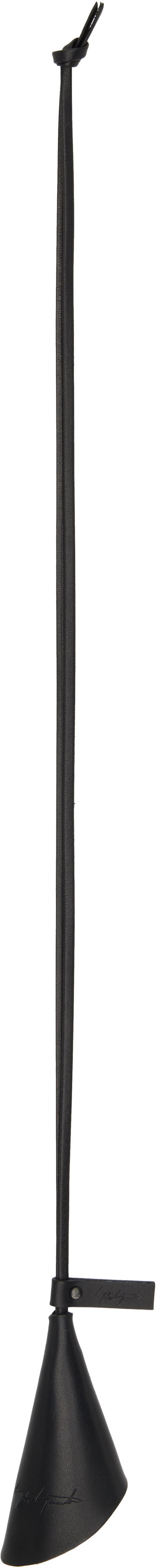 Obeski za ključe Yohji Yamamoto YOHJI YAMAMOTO Leather Key Necklace Črna | DM-A01-702, 0