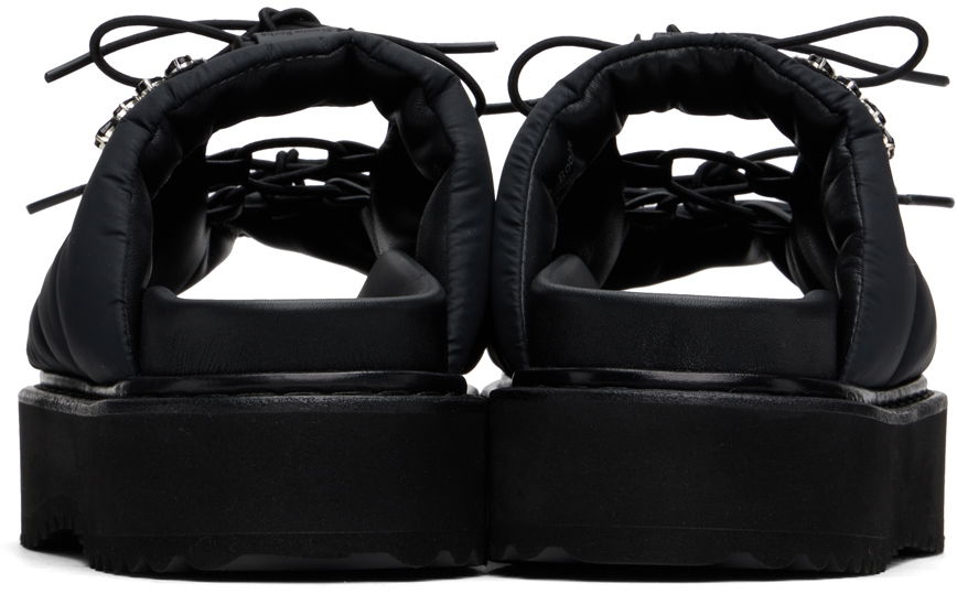 Modni dodatki Simone Rocha Simone Rocha Platform Ghillie Sandals Črna | SLD50B 0798, 1