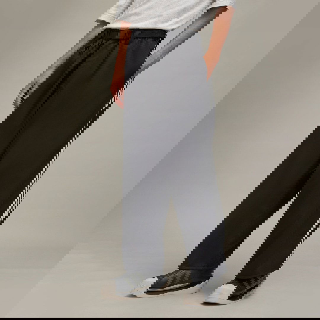 Hlače Y-3 Refined Wool Open Wide Trousers Črna | IW7455, 0