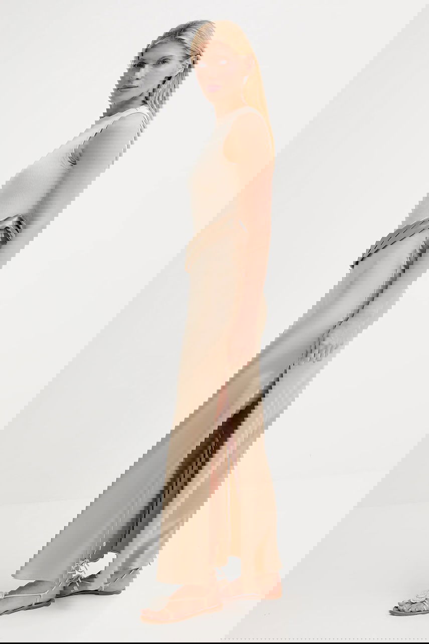 Krila Nanushka Nanushka COBEE Maxi Skirt Bež | NW25SSDR21175, 1