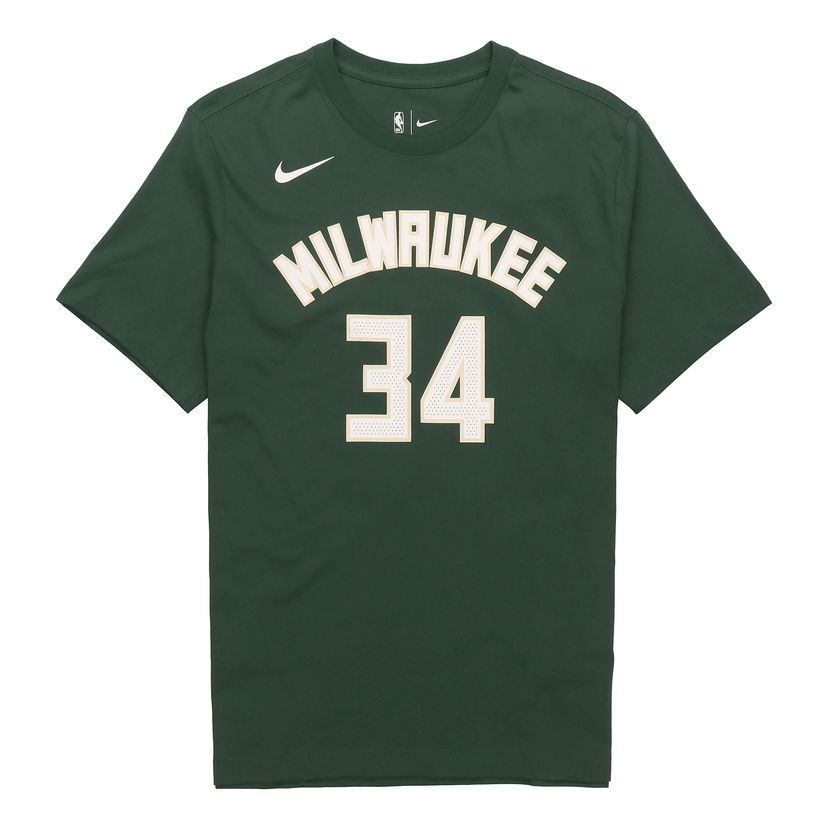 Dres Nike NBA Milwaukee Bucks #34 T-Shirt Zelena | CV8535-326
