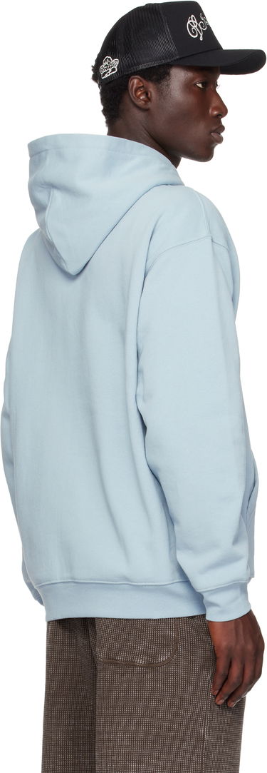 Pulover Dime Dime Cursive Fleece Hoodie Modra | DIMESU2543BLU, 2