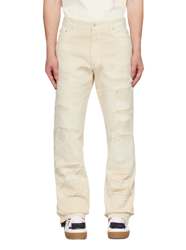 Kavbojke HERON PRESTON Regular 5-Pockets Jeans Bela | HMYA011F23FAB0010400