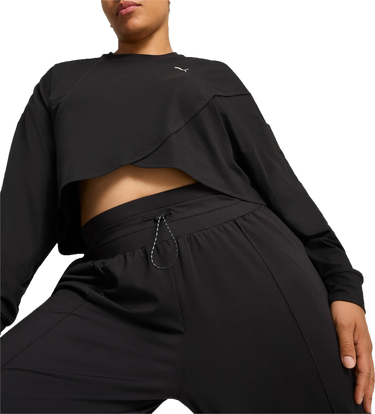 Trenirka Puma Puma CLOUDSPUN HW Wide Leg Pants Črna | 525764-01, 3