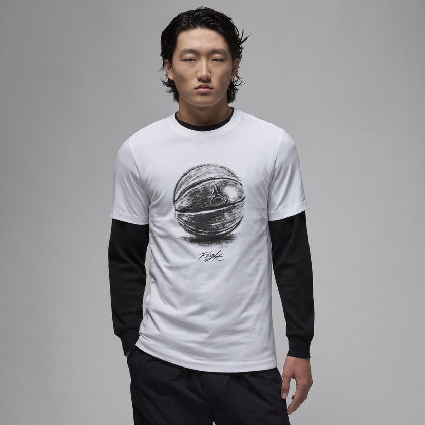 Majica Jordan T-Shirt Print Bela | FZ1993-100
