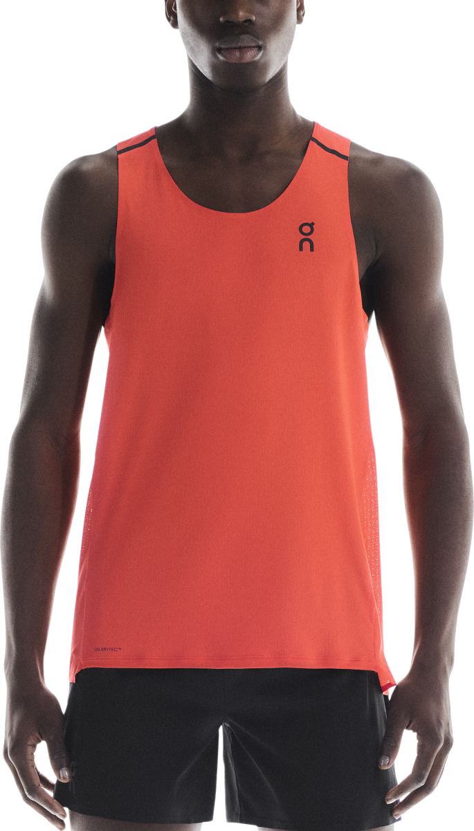 Majica brez rokavov On Running Running Performance Tank Top Rdeča | 1me10220861
