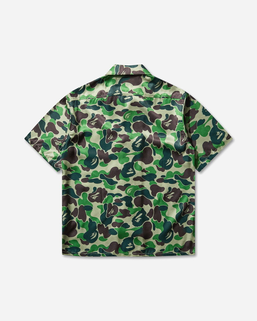 Srajce BAPE ABC Camo Open Collar Shirt Zelena | 1L30132007 GREEN