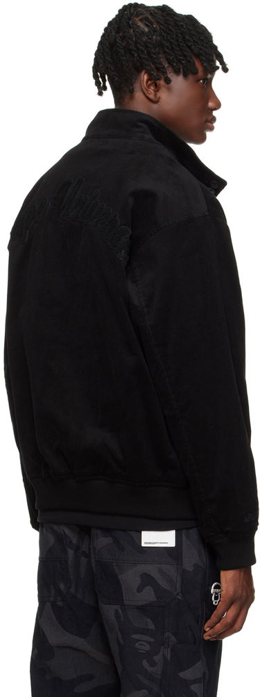 Bomber jakna AAPE by A Bathing Ape AAPE by A Bathing Ape Patch Corduroy Jacket Črna | AAPLJM7613XXLBKX, 2