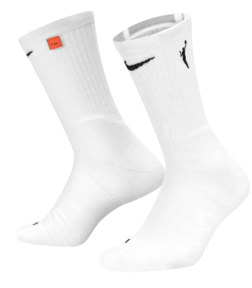 Nogavice Nike WNBA Elite Basketball Socks Bela | dn1035-100