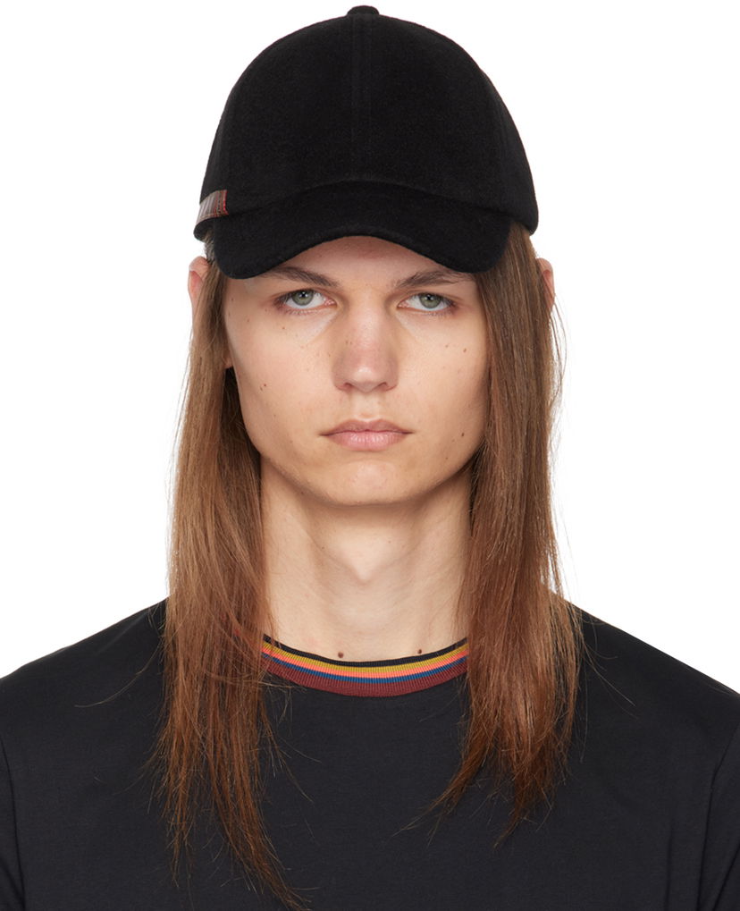 Kapa Paul Smith Paul Smith Signature Trim Cap Črna | M1A-987DT-N086-79-0
