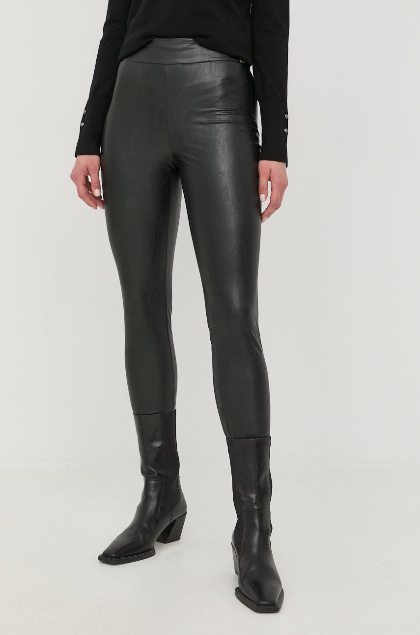 Hlače GUESS Pants Slim Fit Črna | W2YB16.WEPI0, 0