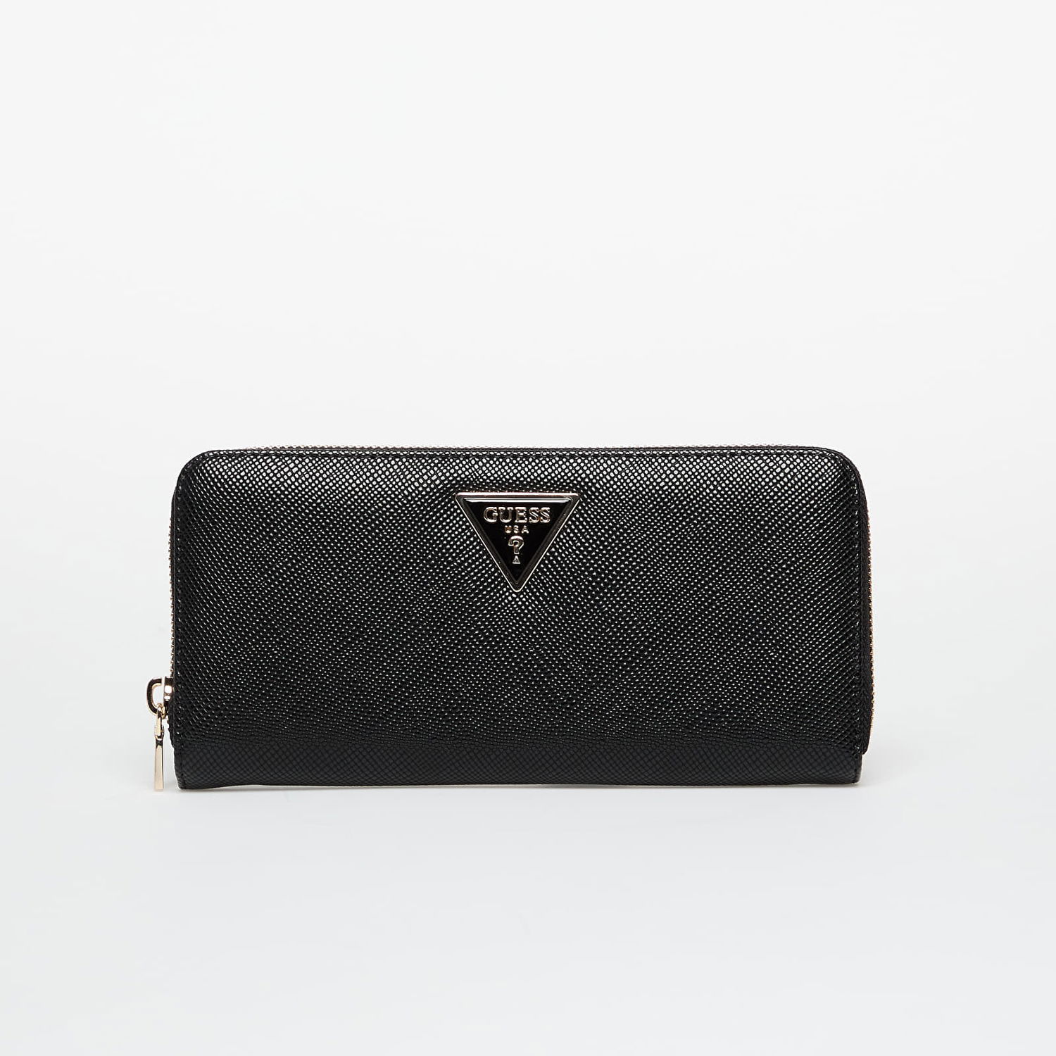 Denarnica GUESS Laurel Ii Slg Large Zip Around Wallet Črna | SWZG7459146-BLA, 0