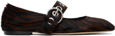Nega čevljev Aeyde Aeyde Uma Eyelet Mary-Jane Ballerina Flats Rjava | A11-FL-RKLS08FL159-SS25-953-070, 0